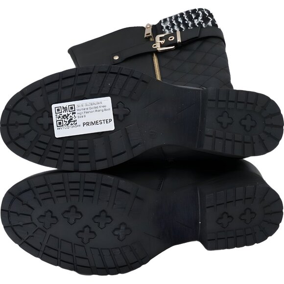 GLOBALWIN Women's Quilted Knee-High Riding Boots US 9 - Picture 6 of 6